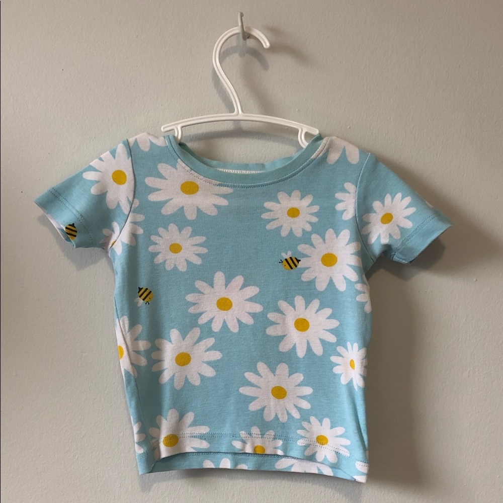 George Light Blue Daisy & Bee Short Sleeve Tee